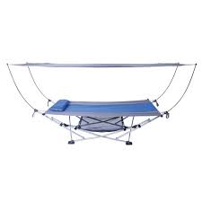 Kingcamp portable folding camping hammock bed cot with pocket & with aluminum stand 5. Portable Folding Hammock Walmart Com Walmart Com