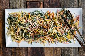 carrot yellow beet and apple slaw