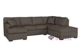 chaise sectional fabric sofa by stanton