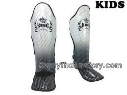 Top King Shin Guards For Kids Star Silver