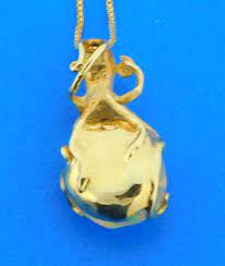 denny wong octopus opal pendant 14k