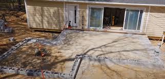 Raised Patio With 100 Retaining Wall