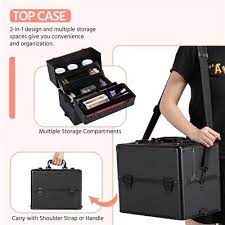 large rolling cosmetic case makeup