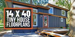 14 X 40 Tiny Home Designs Floorplans