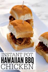 instant pot hawaiian bbq en sandwiches recipe