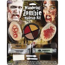fun world wandering zombie makeup kit