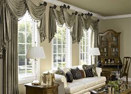 plain living room curtain for home at