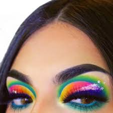 20 beautiful rainbow eye makeup ideas