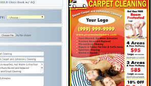 4 carpet cleaning flyer templates af