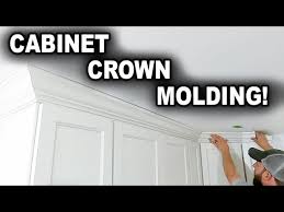 installing kitchen cabinet crown