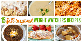 15 Fall Inspired Weight Watchers Recipes