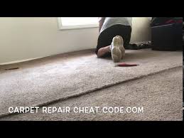 how to repair carpet bubbles and get