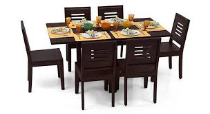 Shop folding chairs and tables for your next event. Danton 3 To 6 Capra 6 Seat Folding Dining Table Set Urban Ladder