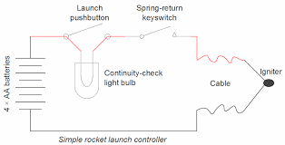 simple model rocket launch controller