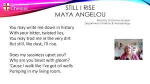 still i rise by maya angelou you