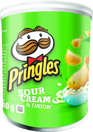 Pringles Sour Cream&Onion in duty-free at airport Boryspil