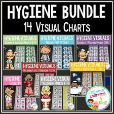 Hygiene Charts Bundle Daily Living Skills Chart Bath Girls