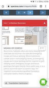 Interpreting Basement Egress