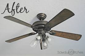 an easy diy ceiling fan makeover tutorial