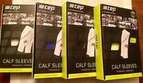 Details About Cep Compression Calf Sleeves Lot Of 4 Size 3 4 New Nip Running Tri Ironman