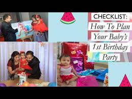 How To Plan Your Baby S First Birthday