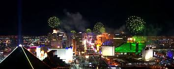 new year s eve fireworks show in las vegas