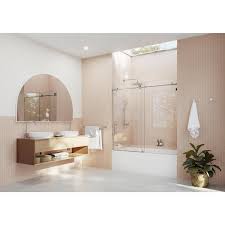 Frameless Bath Tub Sliding Shower Door