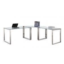 Stainless Steel Corner Office Desk
