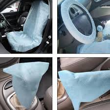 Blue Non Woven Car Seat Cover Repair