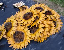 Rustic Tin Sunflower Wall Art 4 Sizes