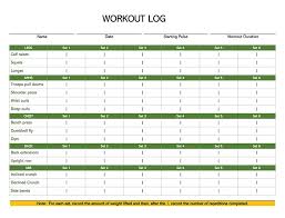 16 workout log templates to keep track