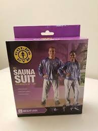 Golds Gym Sauna Suit With Reflective Sleeves Pick Your Size