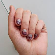 aztec pattern manicure tutorial