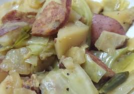 slow cooker smothered cabbage recipe by
