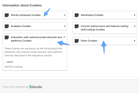 add a cookie policy to your privacy policy