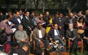 The creation of a new supreme court means that the most senior judges are now entirely separate from the parliamentary process. 4 Senior Most Supreme Court Judges Hold Press Conference The Hindu Businessline