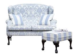 Queen Anne Leather Sofa Chair