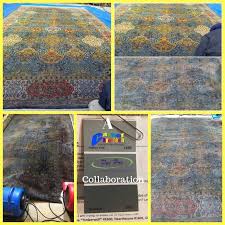 persian area rug color restoration