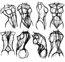 It includes detailed illustrated examples with proportions and drawing instructions. Tutorial Of Drawing A Female Body Drawing The Human Body Step By Step Lessons Stock Images Page Everypixel