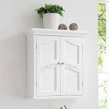Door Bathroom Wall Cabinet In White