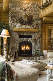 34 Beautiful Stone Fireplace Ideas That