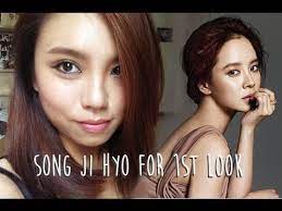 song ji hyo for 1st look inspired