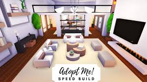 Bedroom in modern villa with pool and deck. Party House Modern Rosy Home Speed Build Part 1 Roblox Adopt Me Youtube