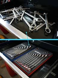 wrench organizer tray for craftsman