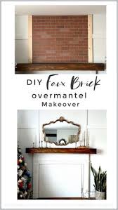 Faux Fireplace Overmantel Makeover With