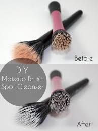 diy makeup brush spot cleanser this