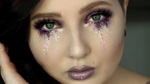 glitter tears eye makeup tutorial