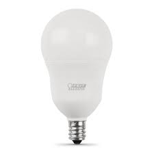 Feit Electric 40 Watt Equivalent A15 Candelabra Dimmable Filament Cec Clear Glass Led Ceiling Fan Light Bulb Soft White 48 Pack Bpa1540c 927ca 2 24 The Home Depot