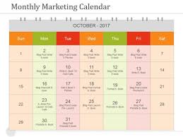 Monthly Marketing Calendar Ppt Powerpoint Presentation Background