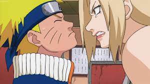 Tsunade kisses Naruto for the first time - Naruto, Tsunade and Jiraiya vs  Orochimaru and Kabuto - YouTube